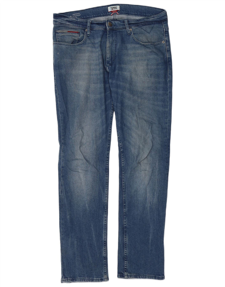 Tommy Hilfiger Jean droit homme W34 L32 bleu coton