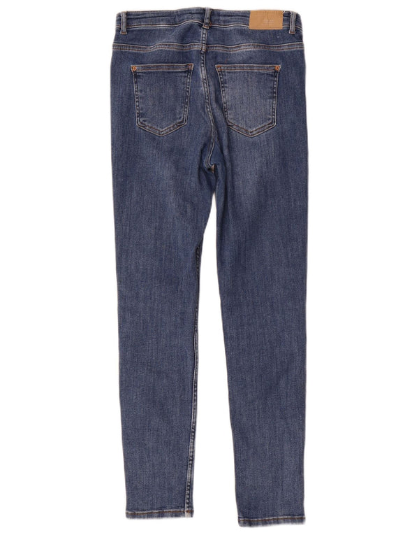 Zara Jean skinny effet vieilli pour fille 13-14 ans W26 L26 Bleu Coton