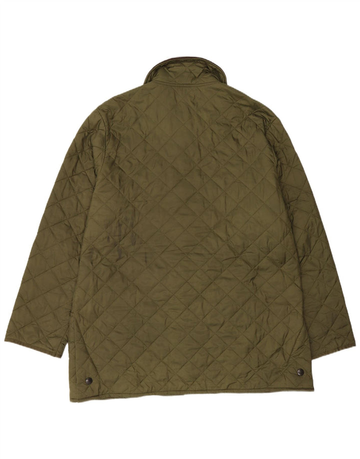 Barbour Veste matelassée pour homme UK 42 XL Vert Polyester