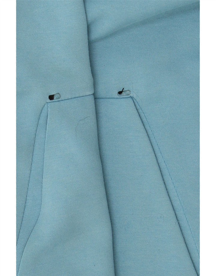 Nike Pull à capuche zippé pour homme Grand coton bleu