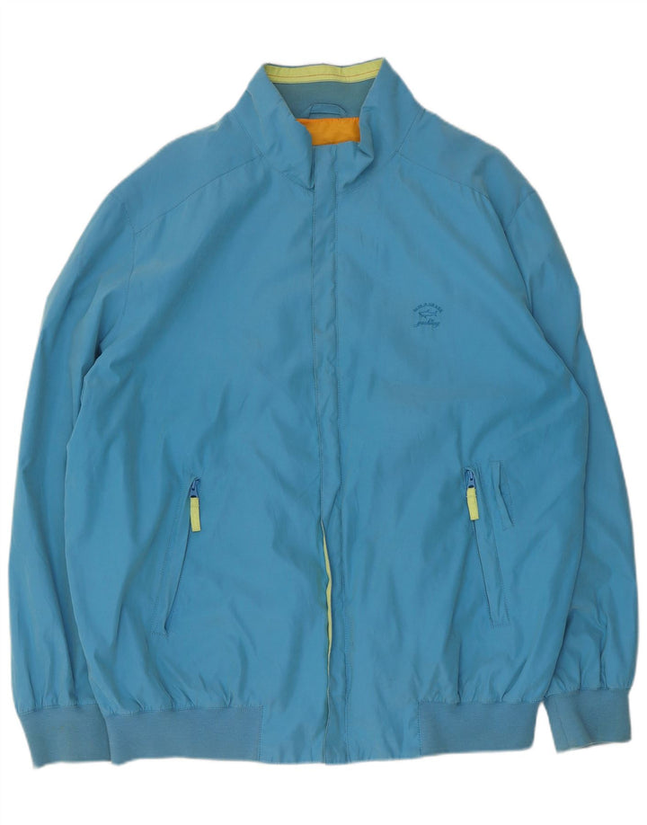 Paul & Shark Veste Bomber Homme UK 42 XL Bleu Polyester