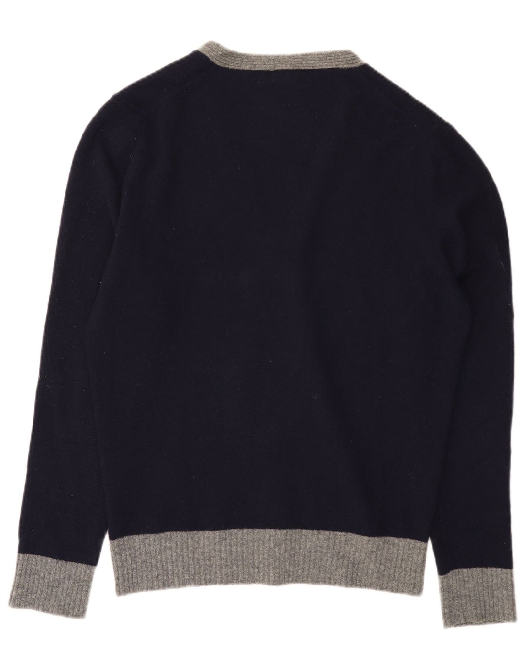 HENRY COTTONS Pull Cardigan Homme XL Bleu Marine Colourblock