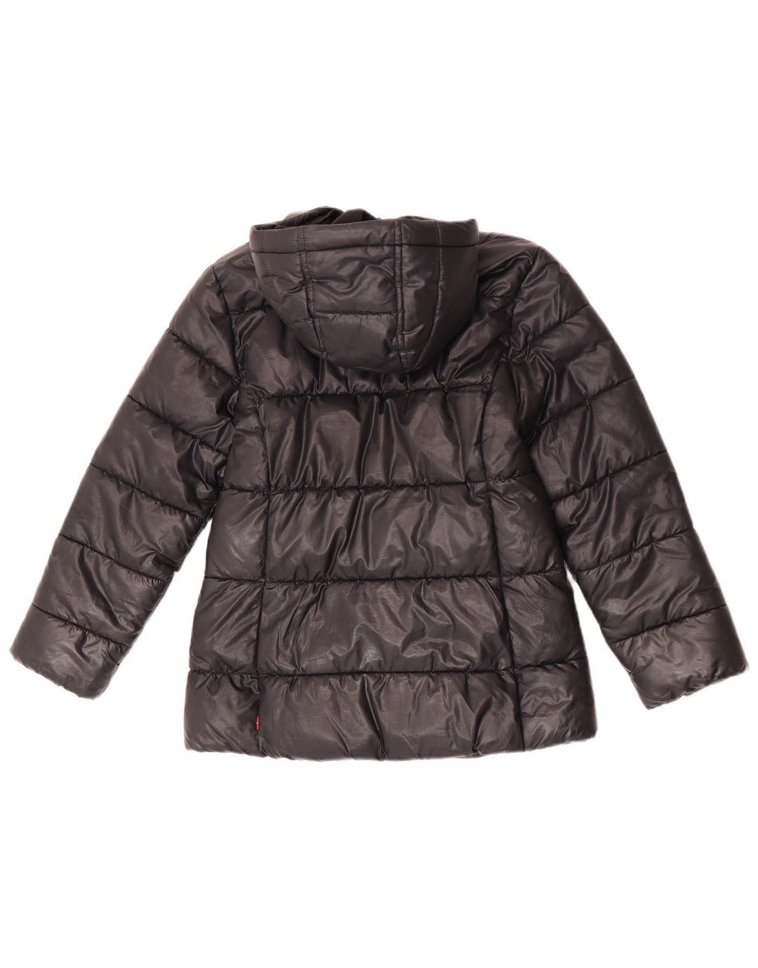 Levi's Veste matelassée à capuche fille 9-10 ans Noir Polyester