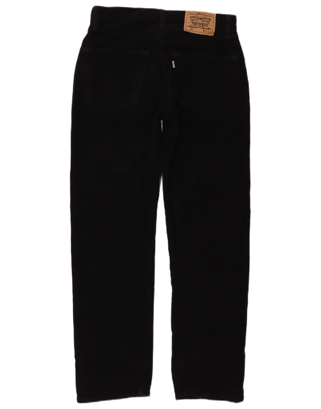 Levi's Jean Droit 551 Homme Noir W32 L30 Coton
