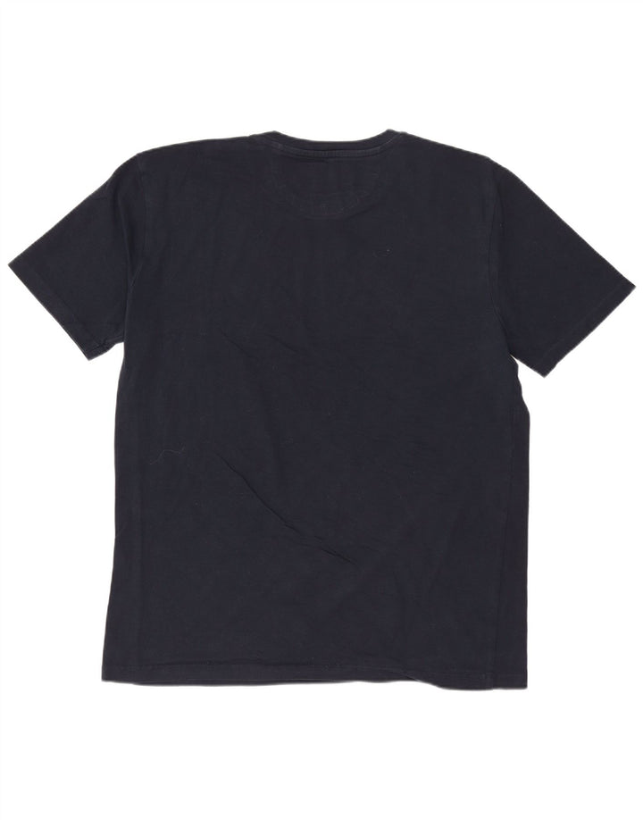 ZARA Homme Slim Fit T-Shirt Top XL Bleu Marine