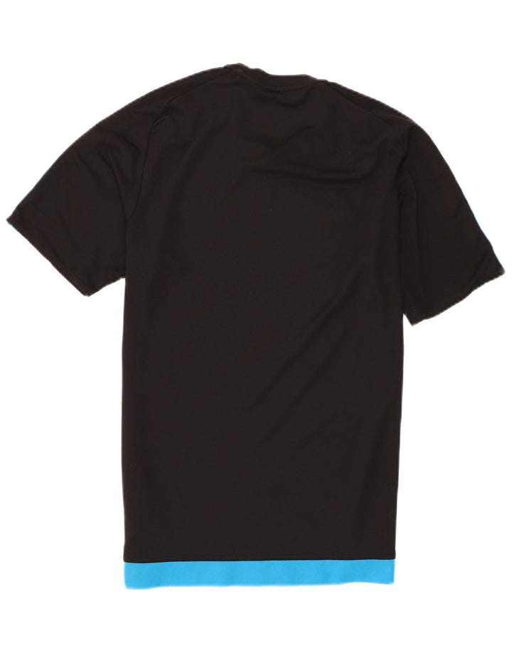 Adidas Hommes Climalite T-Shirt Haut Noir Colorblock Polyester