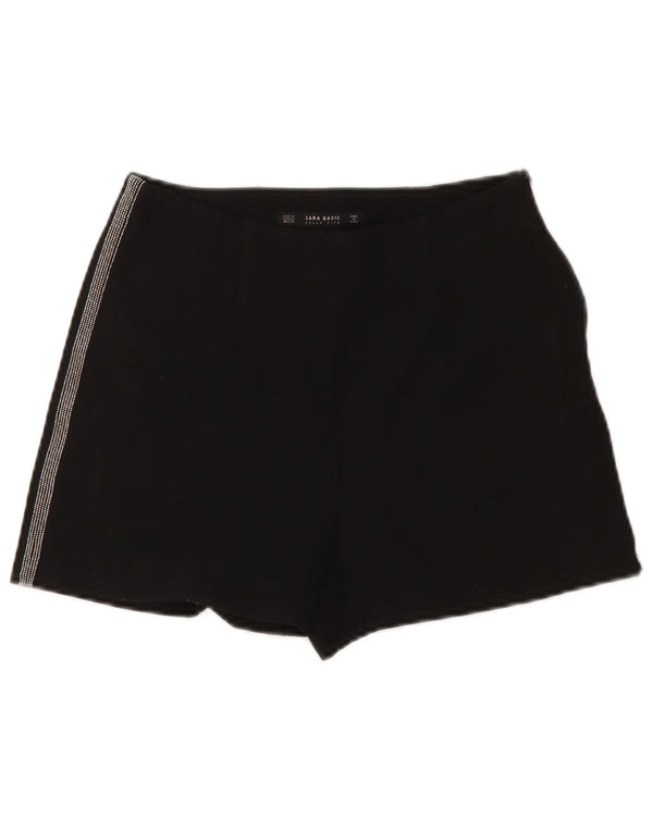 Zara Pantalon chaud taille haute pour femme XS W24 Noir Polyester