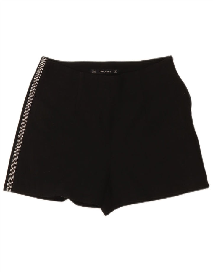 Zara Pantalon chaud taille haute pour femme XS W24 Noir Polyester