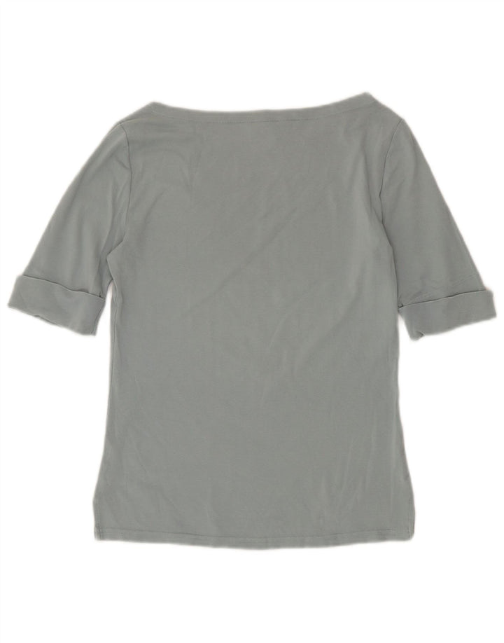 Ralph Lauren Haut à manches 3/4 pour femme UK 12 Gris moyen