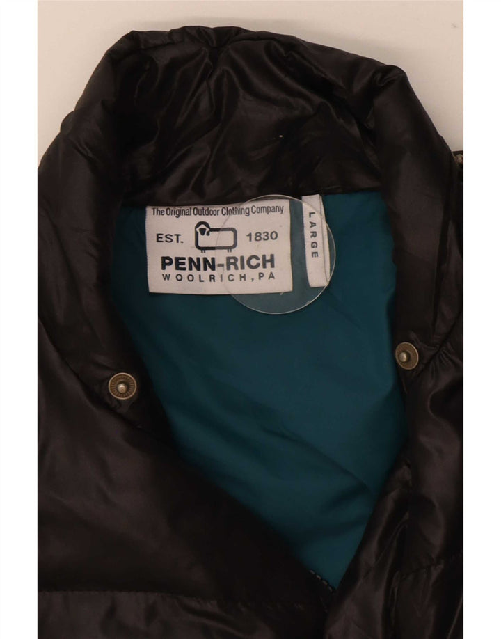 Woolrich Veste matelassée pour homme UK 40 Large Noir