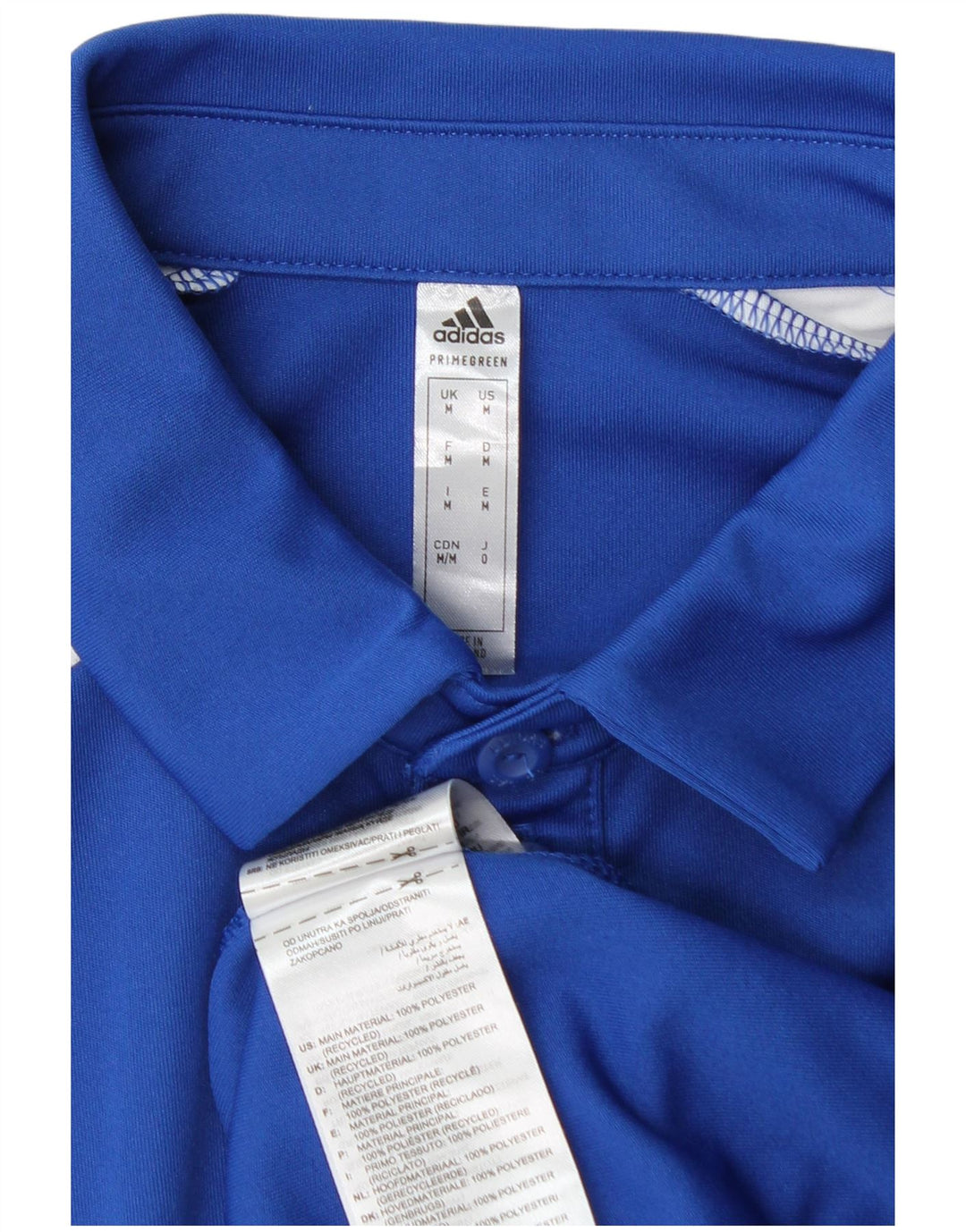 Adidas Polo graphique Aeroready Homme Bleu Moyen Polyester