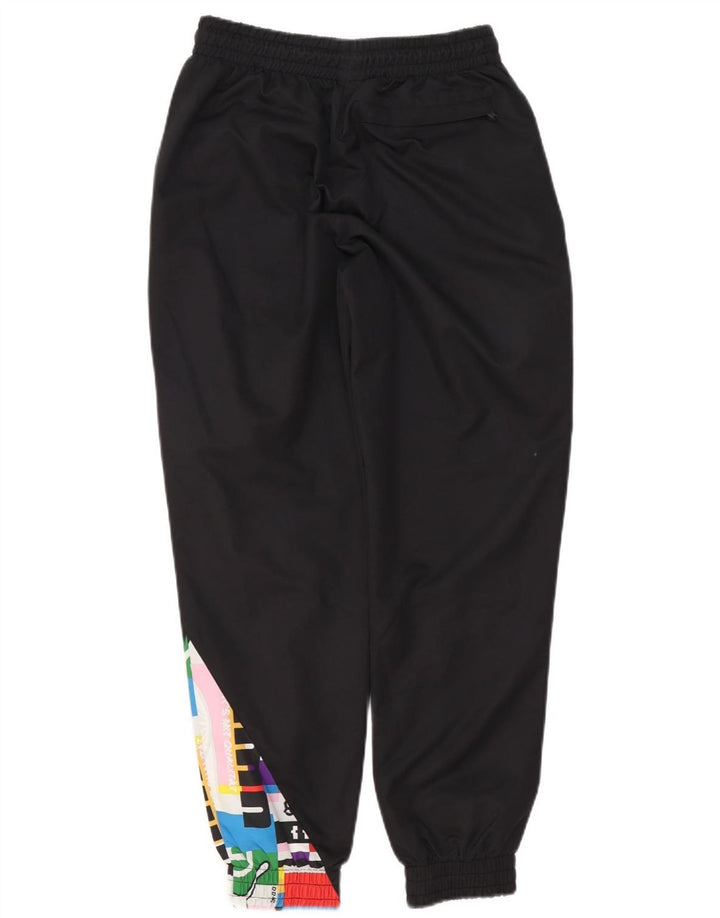 PUMA Pantalon de survêtement graphique pour hommes, petit, noir, polyester