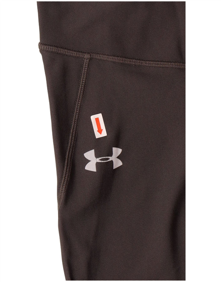 UNDER ARMOUR Legging Heat Gear pour femme UK 8 Small Gris Colorblock