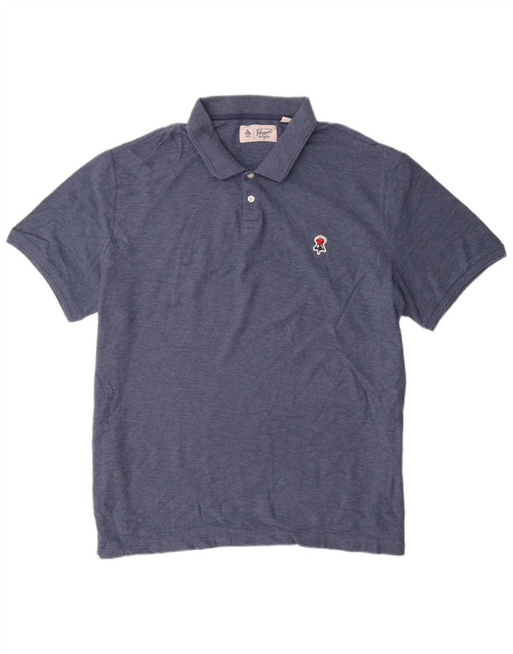 PENGUIN Polo Homme 2XL Bleu Coton