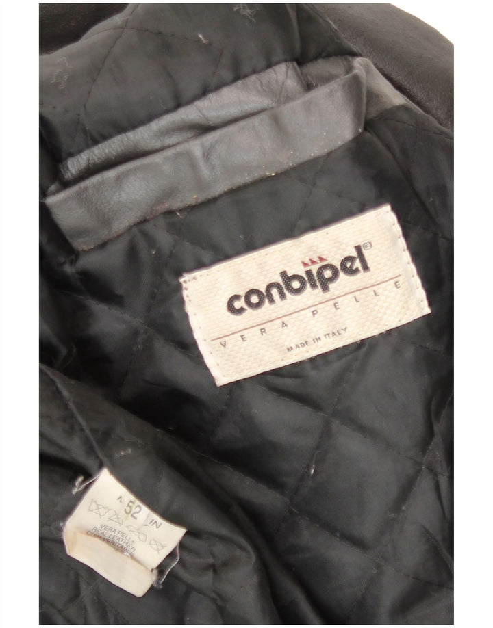 Conbipel Veste en Cuir Homme IT 52 Grand Cuir Gris
