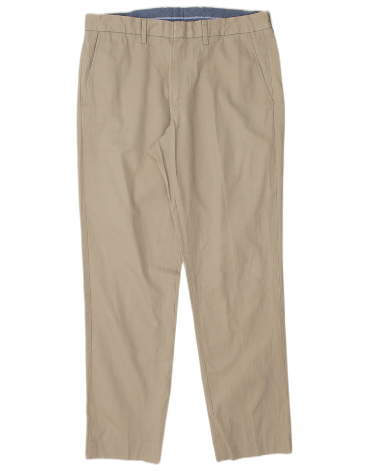 J. CREW Pantalon Chino Slim BOWERY Homme W32 L30 Coton Beige