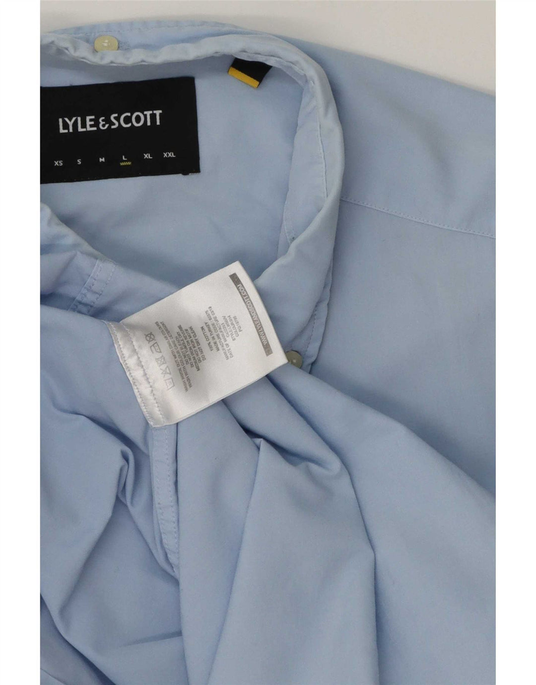 Lyle & Scott Chemise Homme Large Bleu Coton