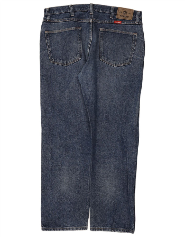 Wrangler Jean droit coupe droite W36 L29 en coton bleu pour homme
