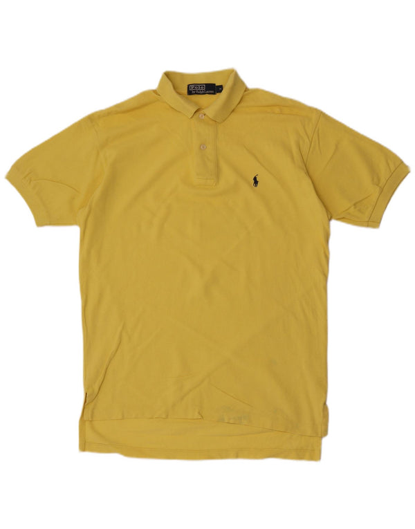 POLO RALPH LAUREN Polo Homme Jaune Moyen Coton