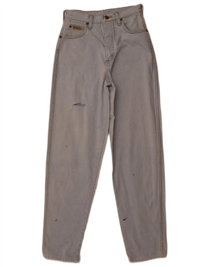 Wrangler Jean fuselé taille haute pour femme W24 L30 Bleu