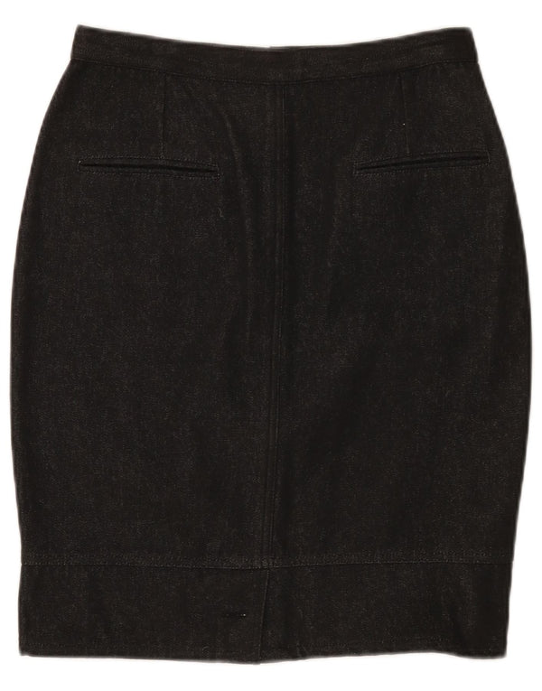 Giorgio Grati Jupe en jean pour femme IT 44 Medium W28 Noir