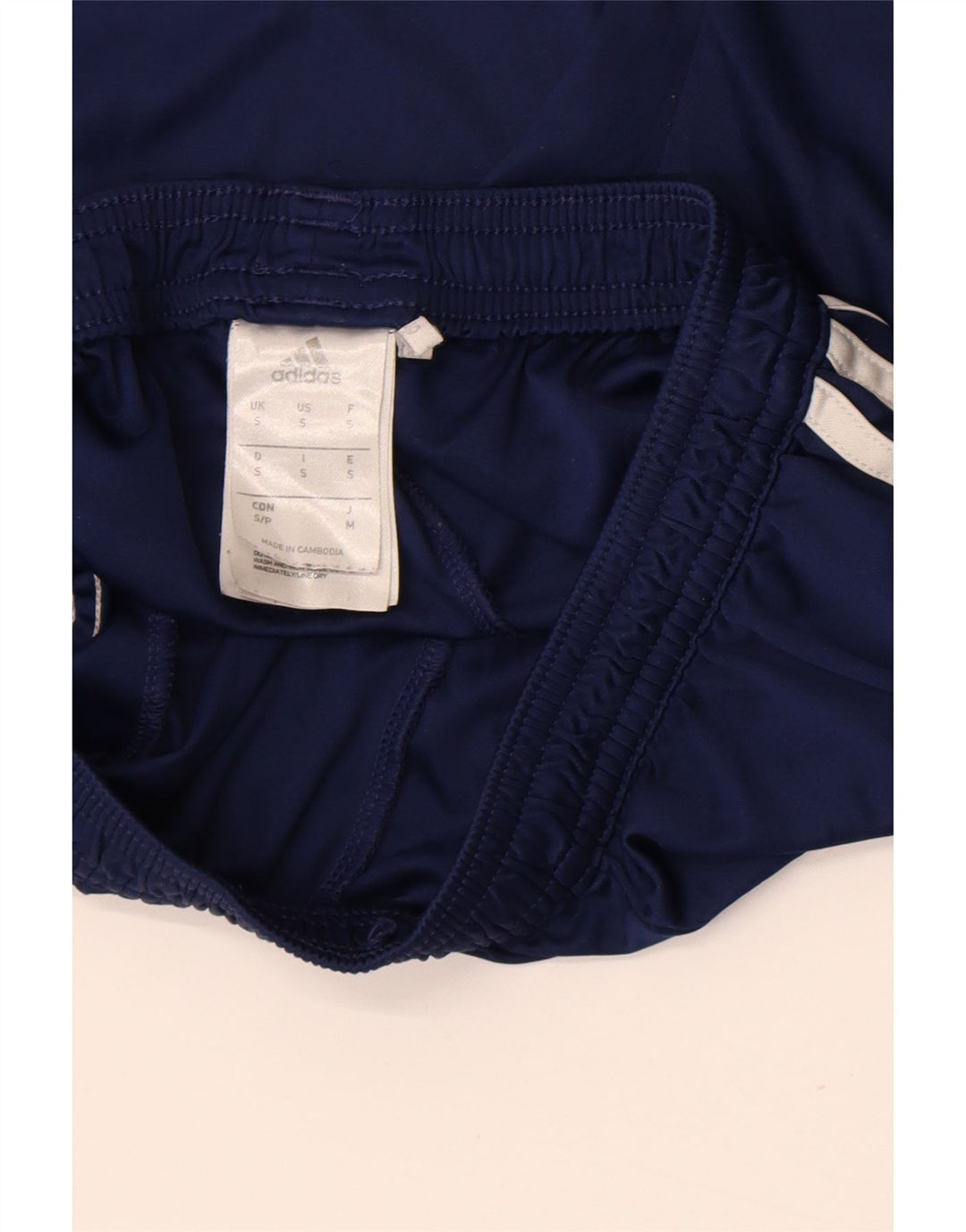 Adidas Short de sport Climalite pour homme, petit, bleu marine, polyester color block