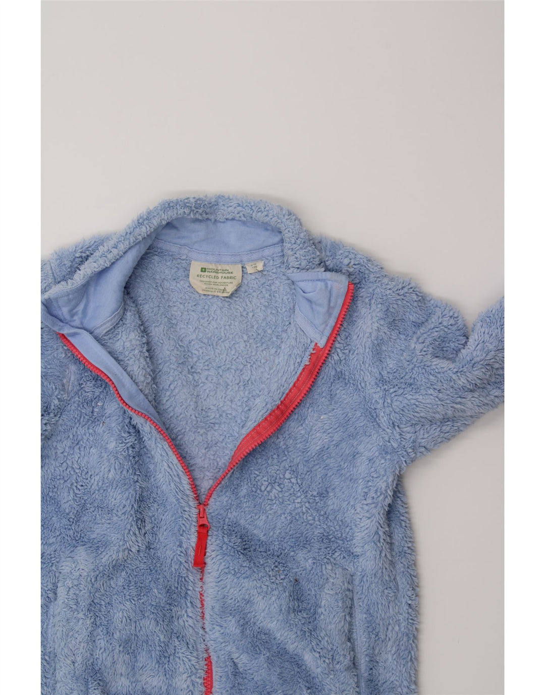 MOUNTAIN WAREHOUSE Girls Fleece Jacket 9-10 Years Blue Polyester Vintage Mountain Warehouse and Second-Hand Mountain Warehouse from Messina Hembry 