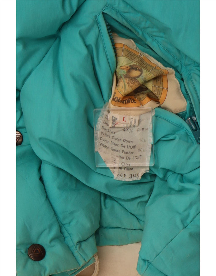 DOLOMITE Gilet matelassé réversible pour homme UK 40 Large Bleu Coton