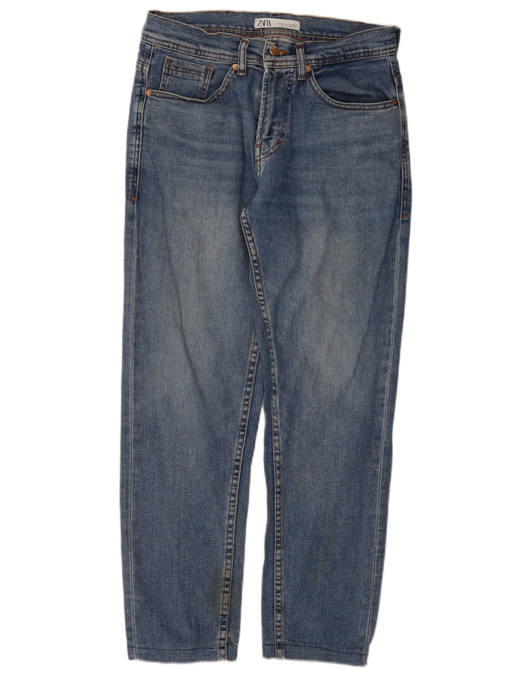 Zara Jean slim pour homme EU 38 Small W30 L28 Bleu