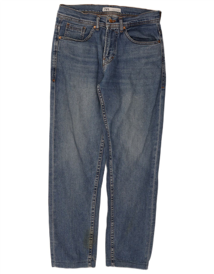 Zara Jean slim pour homme EU 38 Small W30 L28 Bleu