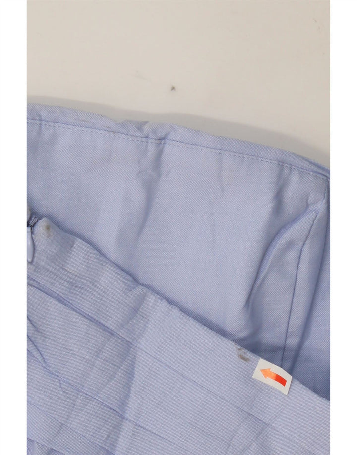 ZARA Womens Strapless Top UK 10 Small Blue Cotton Vintage Zara and Second-Hand Zara from Messina Hembry 