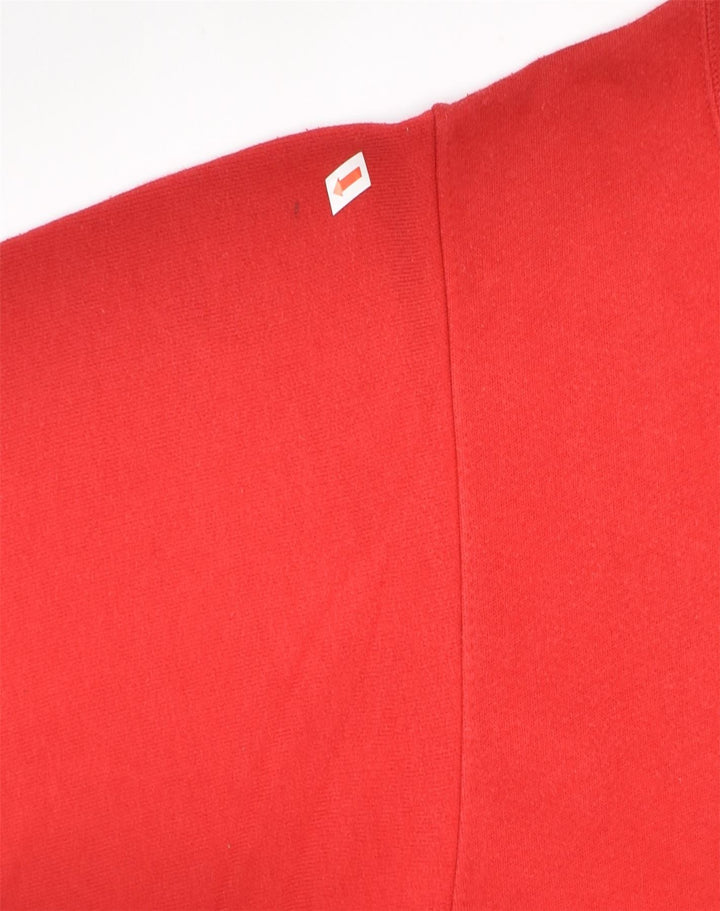 VINTAGE Girls Graphic Sweatshirt Jumper 13-14 Years Red Cotton | Vintage | Thrift | Second-Hand | Used Clothing | Messina Hembry 