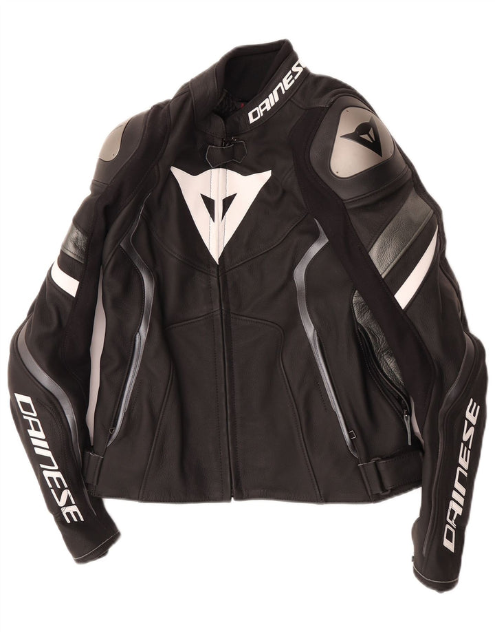 Veste de motard en cuir pour femme Dainese IT 42 Motard en cuir noir moyen