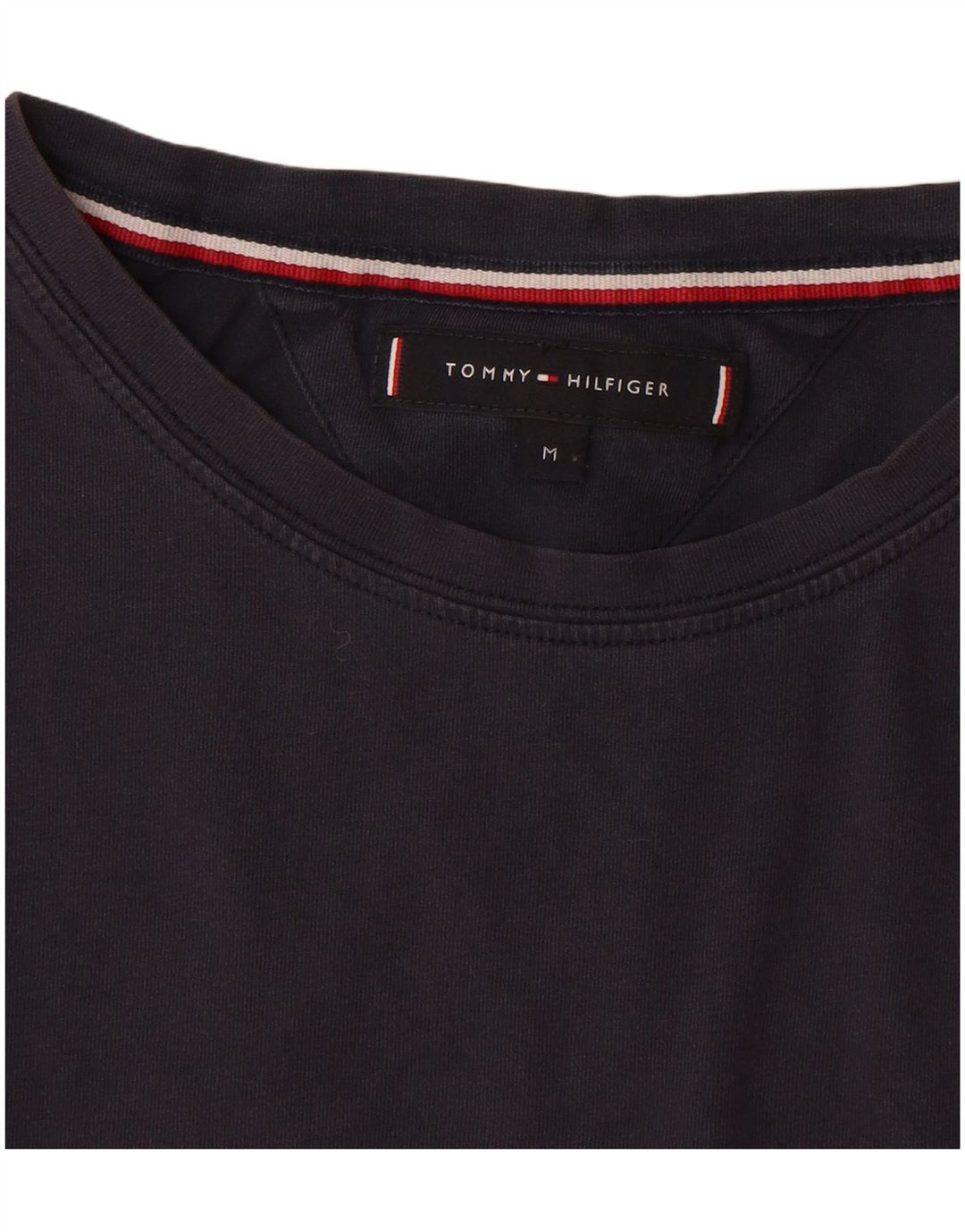 TOMMY HILFIGER T-Shirt Homme Bleu Marine Moyen Coton