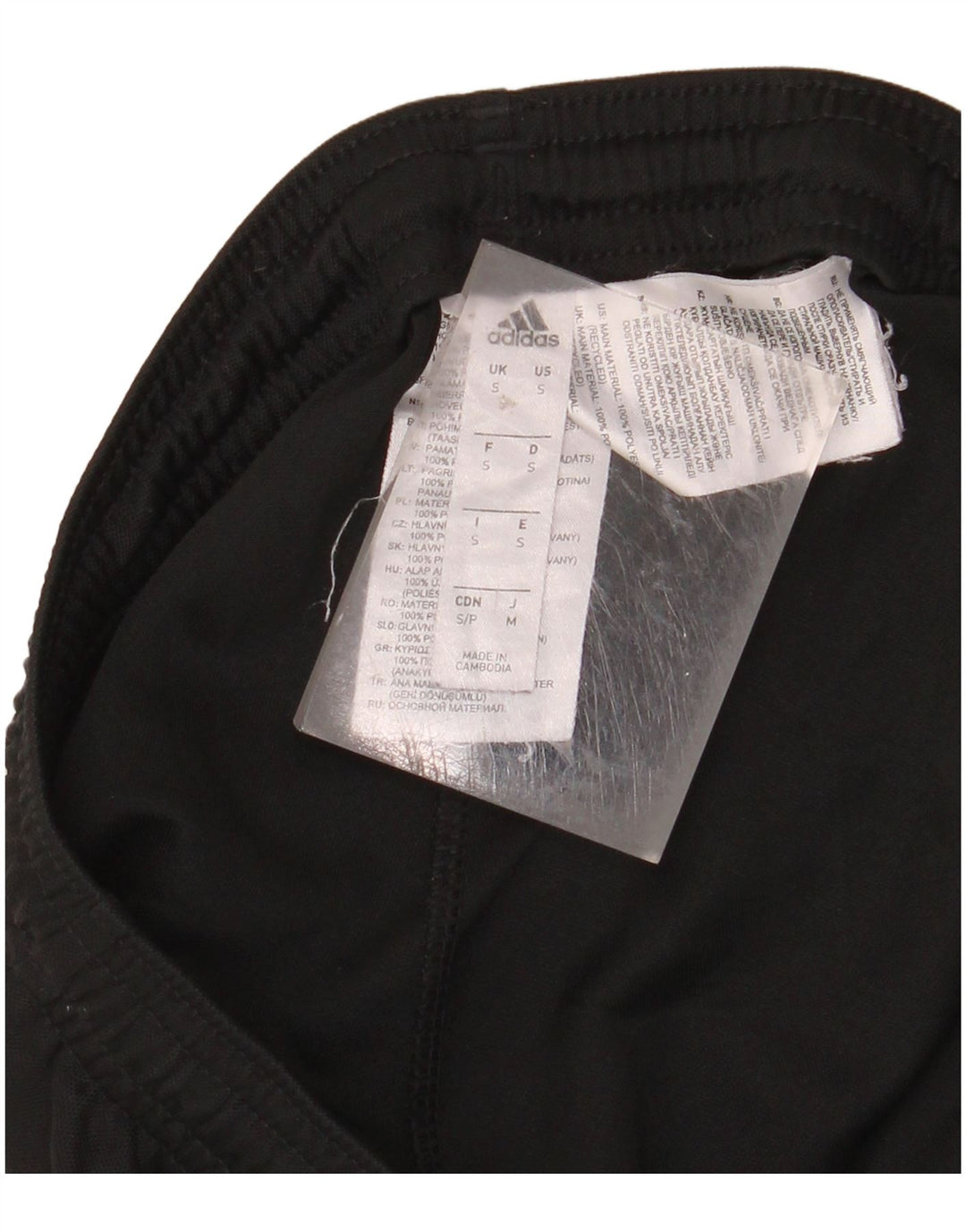 ADIDAS Short de sport Aeroready pour hommes, petit, noir, polyester