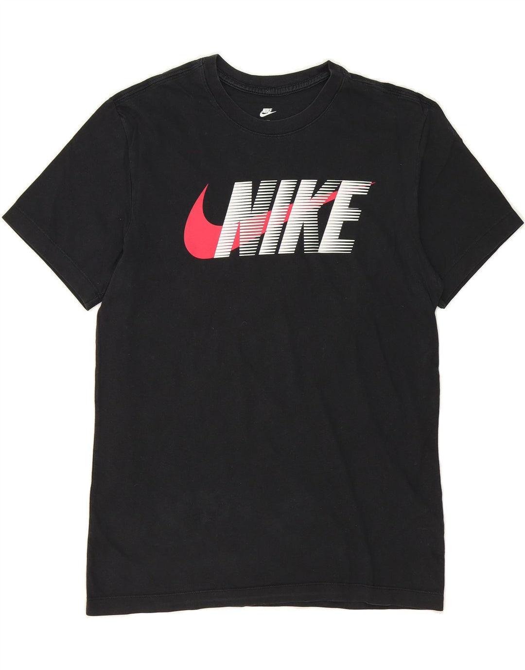 NIKE Mens Graphic T-Shirt Top Medium Black Vintage Nike and Second-Hand Nike from Messina Hembry 