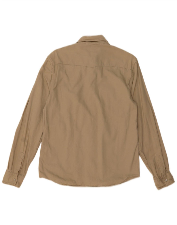 Reiss Chemise Regular Fit Homme Beige Moyen Coton