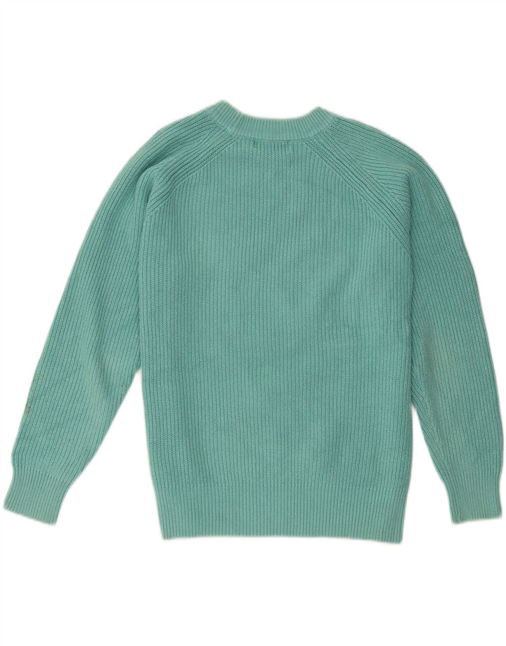 Marks & Spencer Pull ras du cou pour femme UK 14 Turquoise moyen