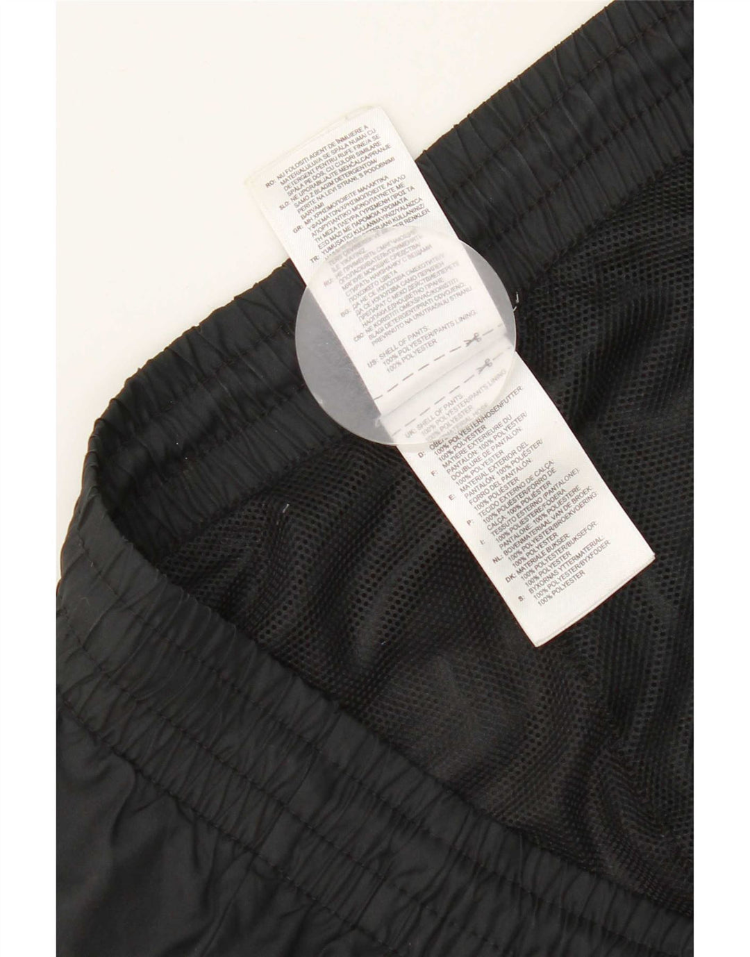 Adidas Pantalon de survêtement pour homme UK 38/40 Medium Noir Polyester