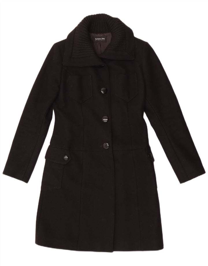 Patrizia Pepe Manteau pour femme UK 8 Small Noir
