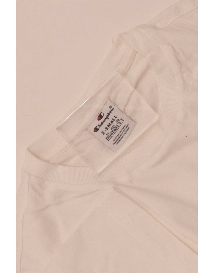 Champion T-Shirt Homme Top XS Blanc