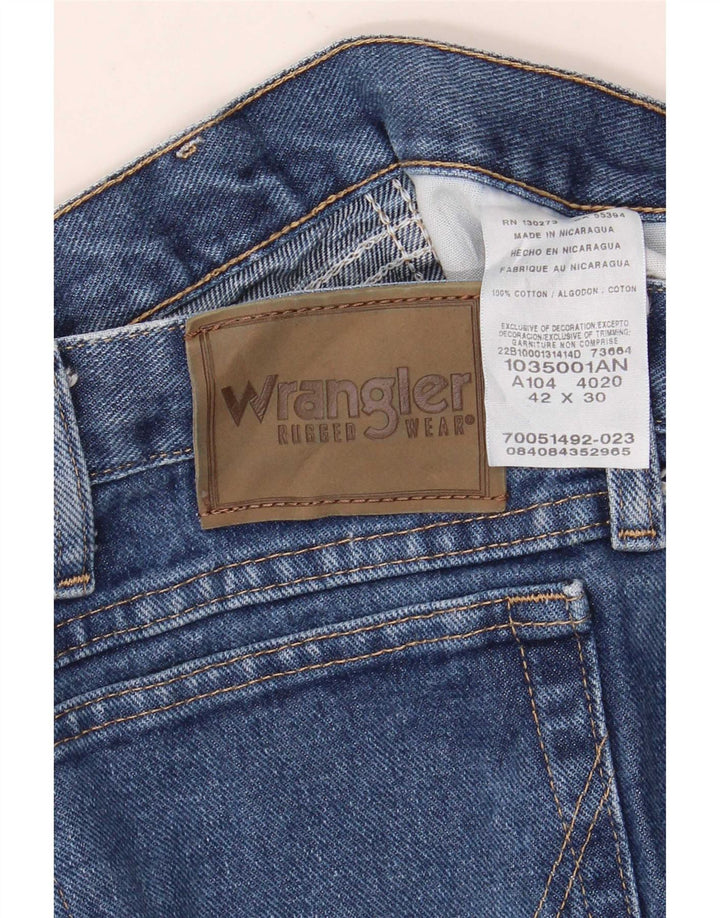 Wrangler Jean droit homme W42 L30 bleu coton