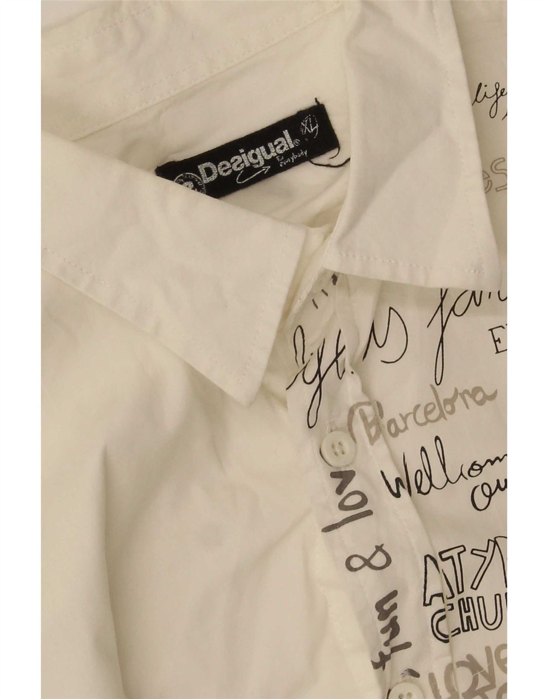 Desigual Chemise Graphique XL Blanc |