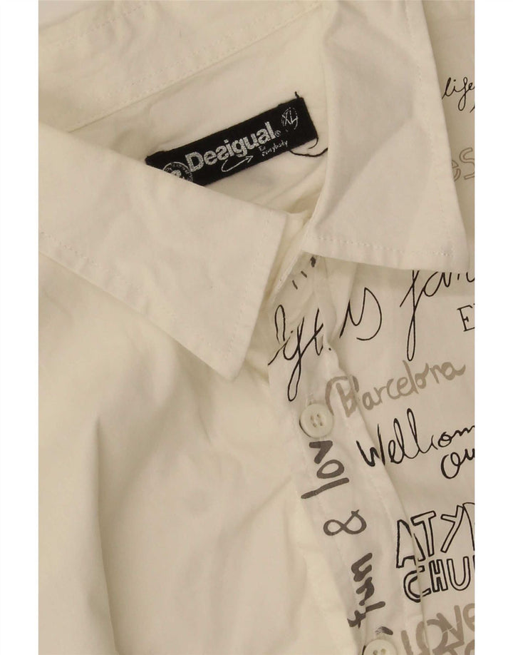 Desigual Chemise Graphique XL Blanc |