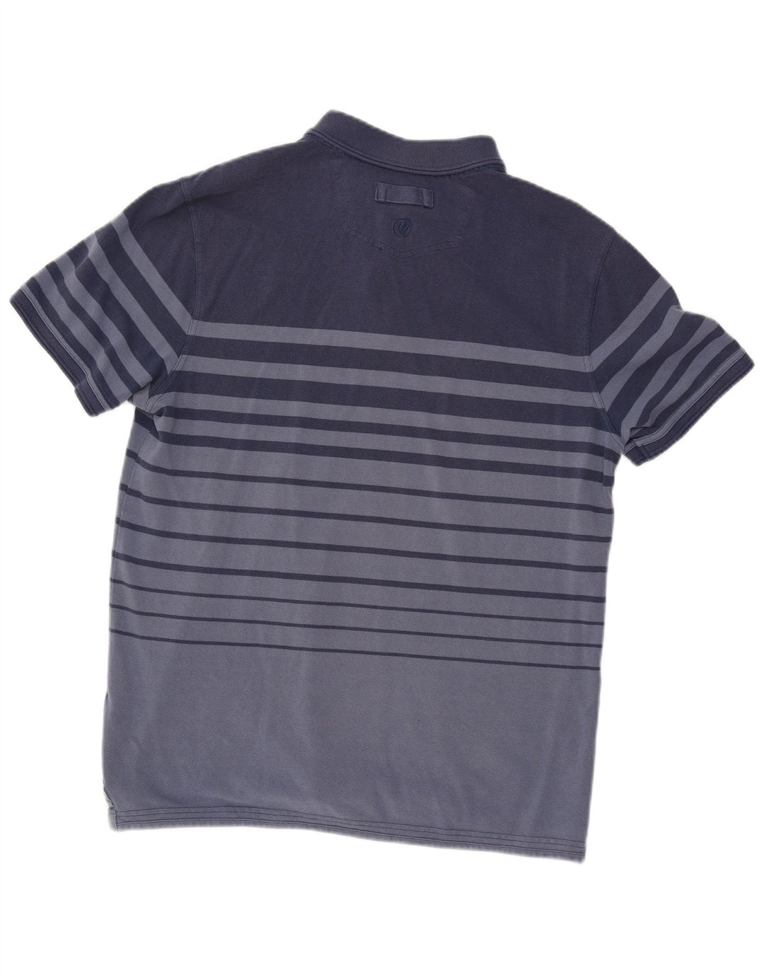 Polo Homme Fat Face Large Bleu Rayé Coton