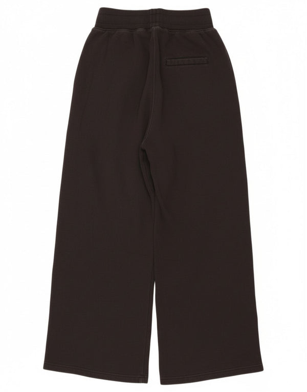 Puma Pantalon décontracté à jambe large pour femme UK 4 XS Noir Coton