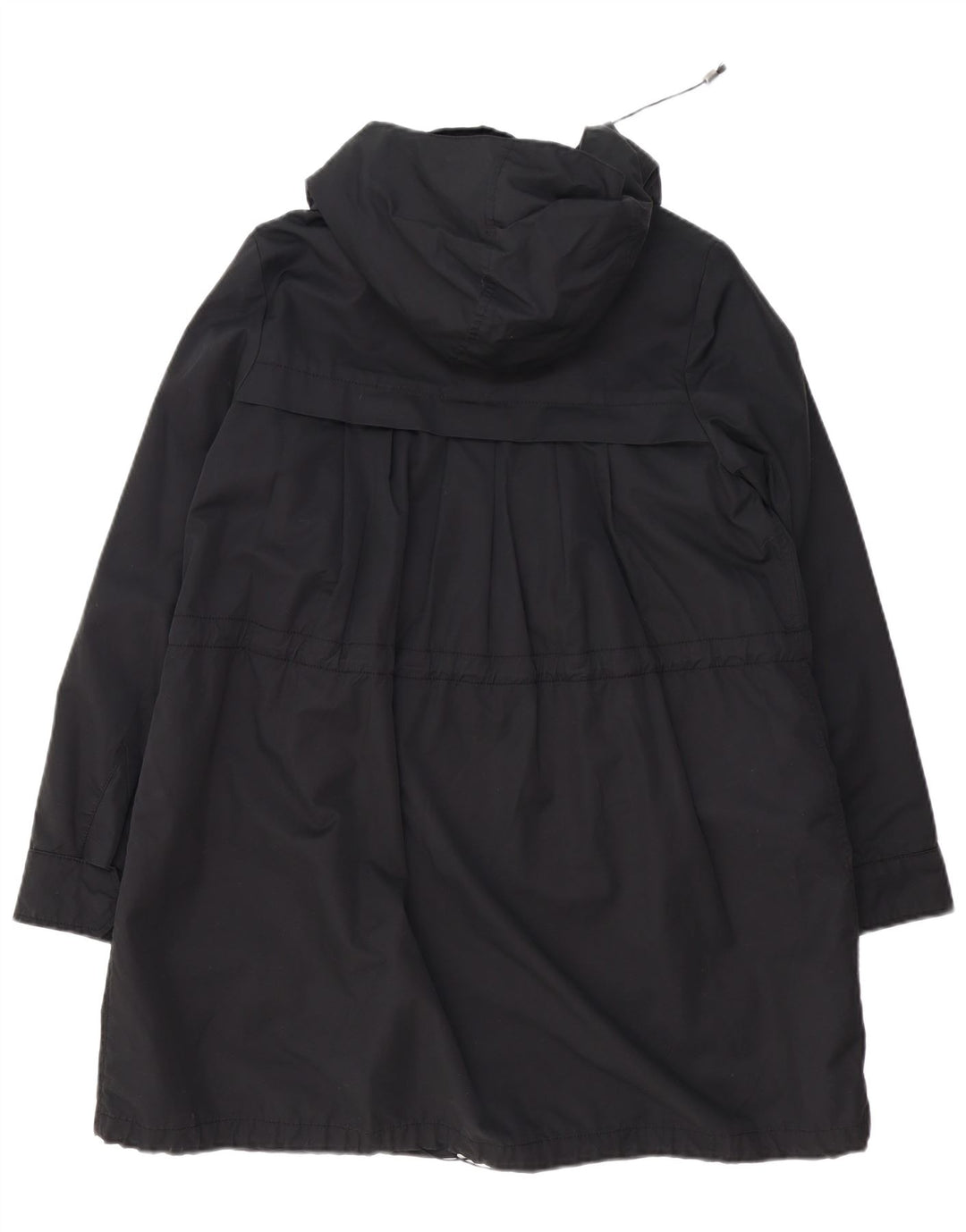 MAX & CO. Parka surdimensionnée à capuche pour femme UK 8 Small Noir Coton