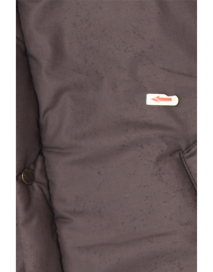 Vente E Pepe Manteau Rembourré Homme UK 36 Petit Gris Polyester