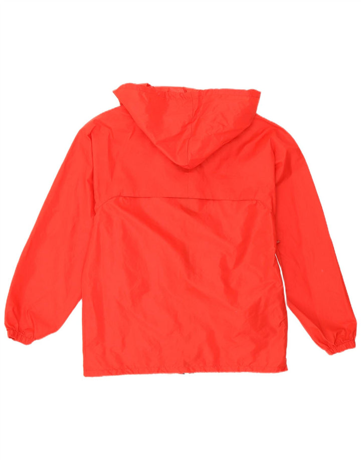 K-Way Veste de pluie à capuche pour femme UK 14 Rouge moyen