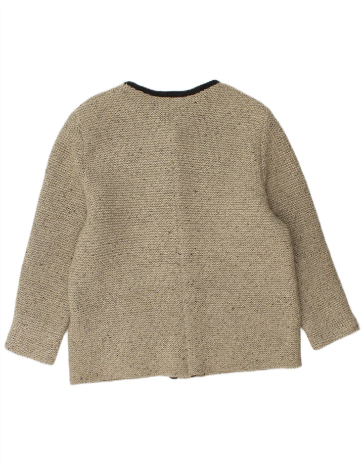 Lindbergh Cardigan Femme Pull IT 48 XL Gris Moucheté Laine Vierge